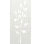 Rastrelliera per Legna da Ardere Bianca 40x30x80 cm