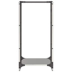 Rastrelliera per Legna da Ardere 40x30x80 cm in Acciaio Inox