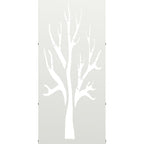 Rastrelliera per Legna da Ardere Bianca 40x30x80 cm