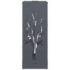 Rastrelliera per Legna da Ardere Antracite 40x30x80 cm