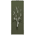 Rastrelliera per Legna da Ardere Verde Oliva 40x30x80 cm