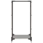 Rastrelliera per Legna da Ardere 40x30x80 cm in Acciaio Inox