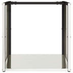 Rastrelliera per Legna da Ardere 40x40x40 cm in Acciaio Inox