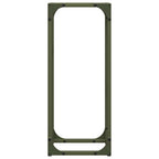 Rastrelliera per Legna da Ardere Verde Oliva 25x25x60 cm