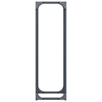 Rastrelliera per Legna da Ardere Antracite 25x25x80 cm