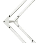 Rastrelliera per Legna da Ardere Bianca 80x25x80 cm