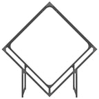 Rastrelliera per Legna da Ardere Nera 100x25x100 cm