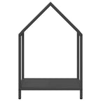 Rastrelliera per Legna da Ardere Nera 40x25x60 cm