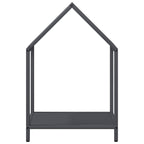 Rastrelliera per Legna da Ardere Antracite 40x25x60 cm