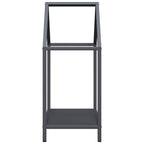 Rastrelliera per Legna da Ardere Antracite 40x25x60 cm