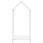 Rastrelliera per Legna da Ardere Bianca 40x25x90 cm