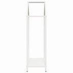Rastrelliera per Legna da Ardere Bianca 40x25x90 cm