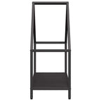 Rastrelliera per Legna da Ardere Nera 60x25x60 cm