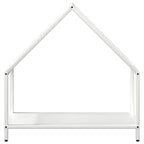 Rastrelliera per Legna da Ardere Bianca 60x25x60 cm