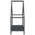 Rastrelliera per Legna da Ardere Antracite 60x25x60 cm