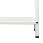 Rastrelliera per Legna da Ardere Bianca 60x25x90 cm