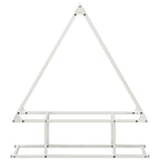 Rastrelliera per Legna da Ardere Bianca 80x25x90 cm