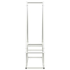 Rastrelliera per Legna da Ardere Bianca 80x25x90 cm