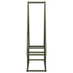 Rastrelliera per Legna da Ardere Verde Oliva 80x25x90 cm