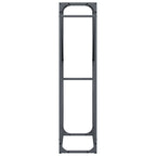 Rastrelliera per Legna da Ardere Antracite 60x25x100 cm