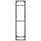 Rastrelliera per Legna da Ardere Antracite 40x25x100 cm