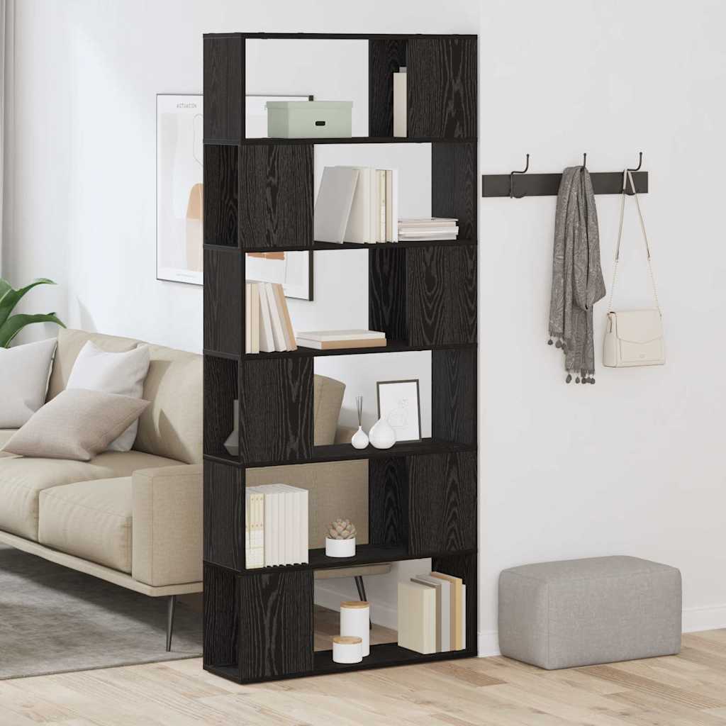 Set mobile TV Nero 80 x 24 x 186 cm Legno multistrato