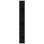 Set mobile TV Nero 80 x 24 x 186 cm Legno multistrato