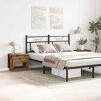 Comodino 2 pcs Legno vecchio 45 x 34 x 44 cm Legno multistrato