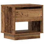 Comodino 2 pcs Legno vecchio 45 x 34 x 44 cm Legno multistrato