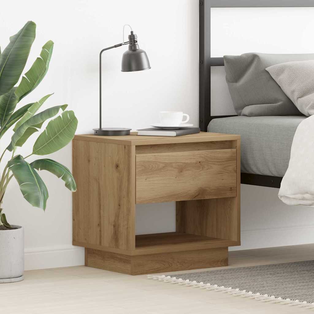 Comodino Rovere artigianale 45 x 34 x 44 cm Legno multistrato