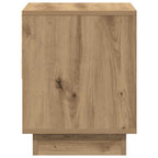 Comodino con cassetto 2 pcs Rovere artigianale 45 x 34 x 44 cm