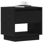 Comodino Rovere Nero 45 x 34 x 44 cm Legno multistrato