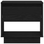 Comodino 2 pcs Rovere Nero 45 x 34 x 44 cm Legno multistrato