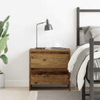 Armadio da Notte con cassetto Legno vecchio 45 x 34 x 44,5 cm