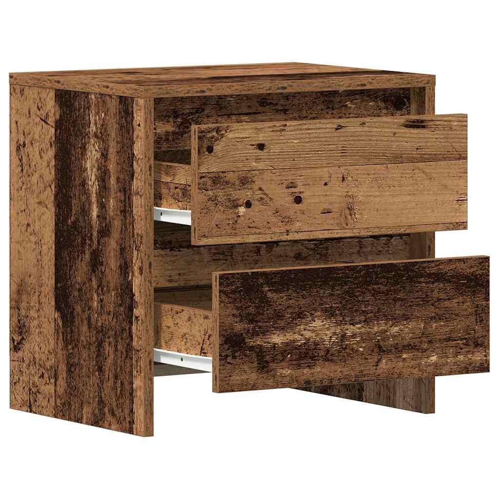 Armadio da Notte con cassetto Legno vecchio 45 x 34 x 44,5 cm