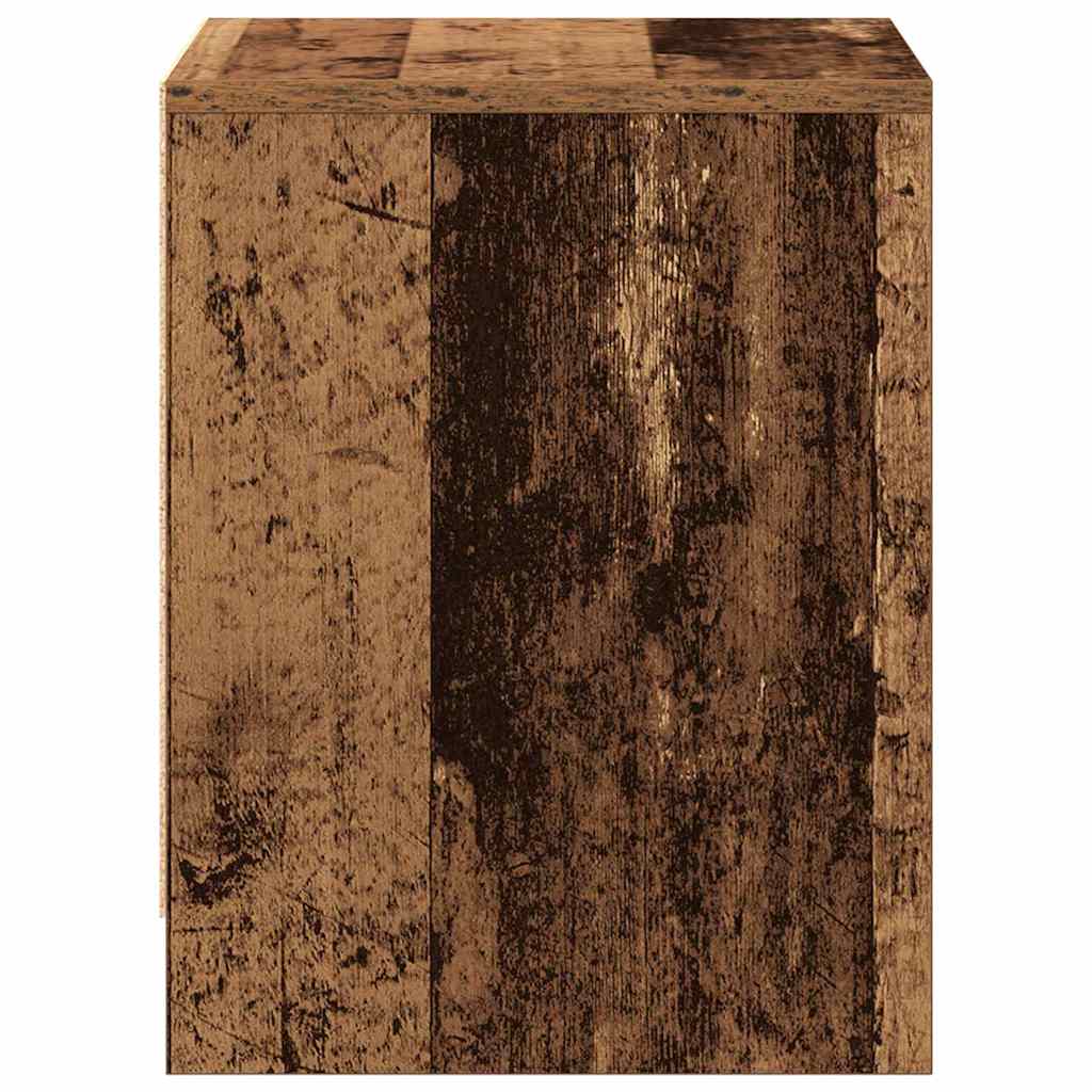 Armadio da Notte con cassetto Legno vecchio 45 x 34 x 44,5 cm