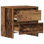 Armadio da Notte 2 pcs Legno vecchio 45 x 34 x 44,5 cm