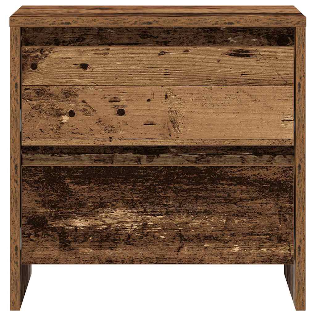 Armadio da Notte 2 pcs Legno vecchio 45 x 34 x 44,5 cm