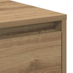 Armadio da Notte 2 pcs Rovere artigianale 45 x 34 x 44,5 cm