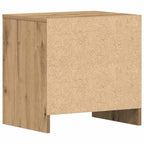Armadio da Notte 2 pcs Rovere artigianale 45 x 34 x 44,5 cm