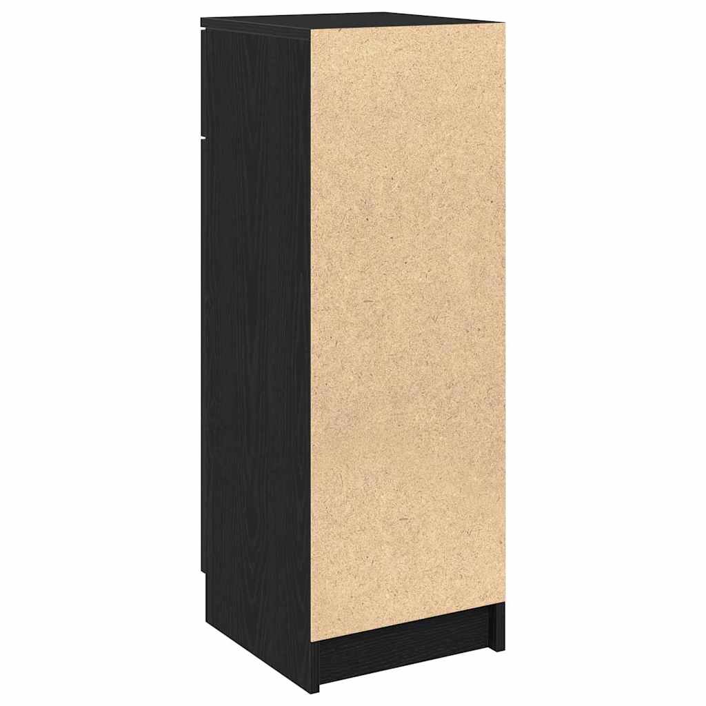 Mobile da Bagno Rovere nero 32 x 34 x 90 cm Legno multistrato