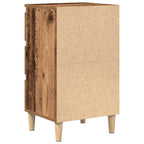 Armadio da Notte con cassetto Legno vecchio 40 x 35 x 70 cm