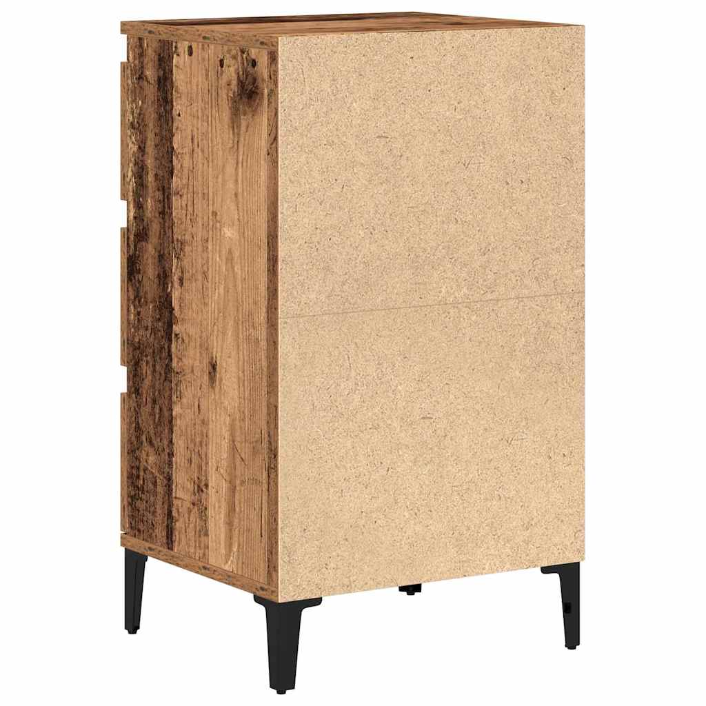 Armadio da Notte con cassetto Legno vecchio 45 x 35 x 44 cm