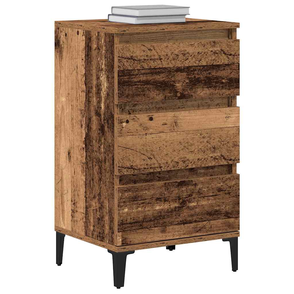 Armadio da Notte con cassetto Legno vecchio 45 x 35 x 44 cm