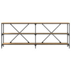 Tavolo consolle Rovere Artigianale 200 x 30 x 75 cm