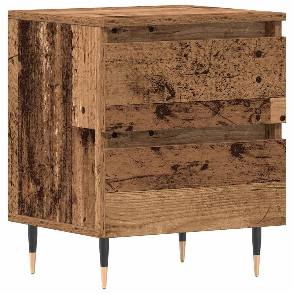 Armadio da Notte con cassetto Legno vecchio 40 x 35 x 50 cm