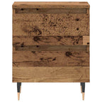 Armadio da Notte 2 pcs Legno vecchio 40 x 35 x 50 cm