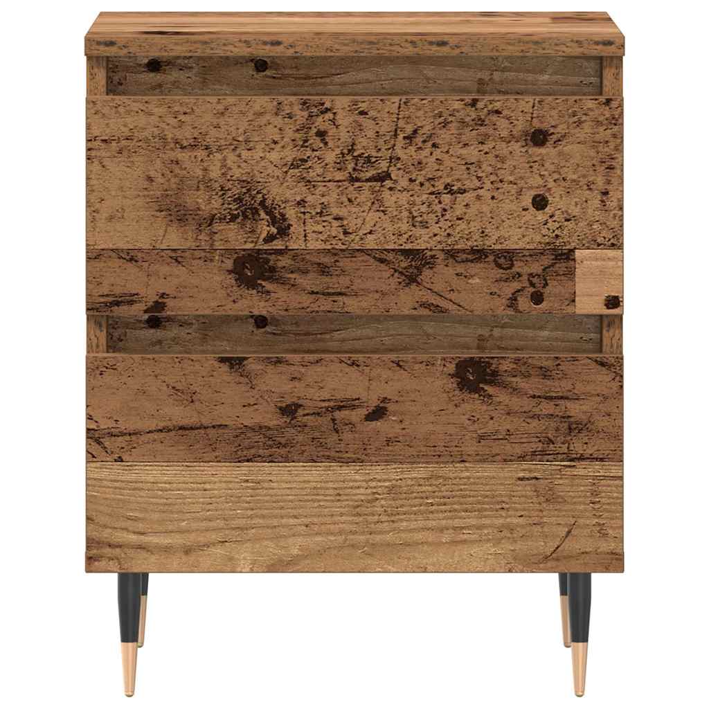 Armadio da Notte 2 pcs Legno vecchio 40 x 35 x 50 cm