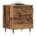 Armadio da Notte 2 pcs Legno vecchio 40 x 35 x 50 cm