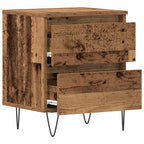 Armadio da Notte con cassetto Legno vecchio 40 x 35 x 50 cm